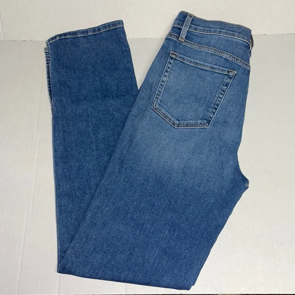 Fashionova Slit Side Hem Jeans - Blue - Size 11